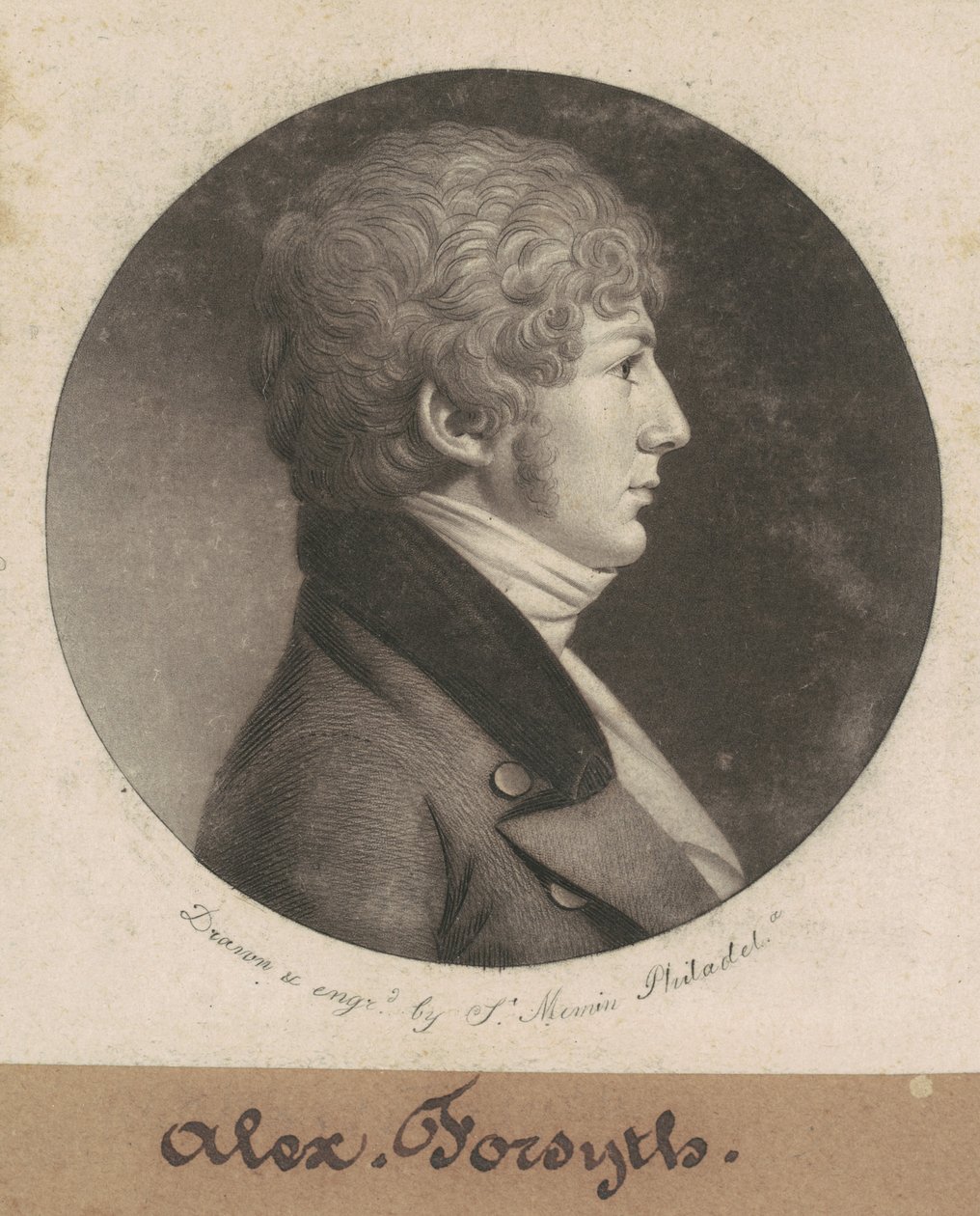 Alexander Forsyth av Charles B. J. Févret de Saint Mémin