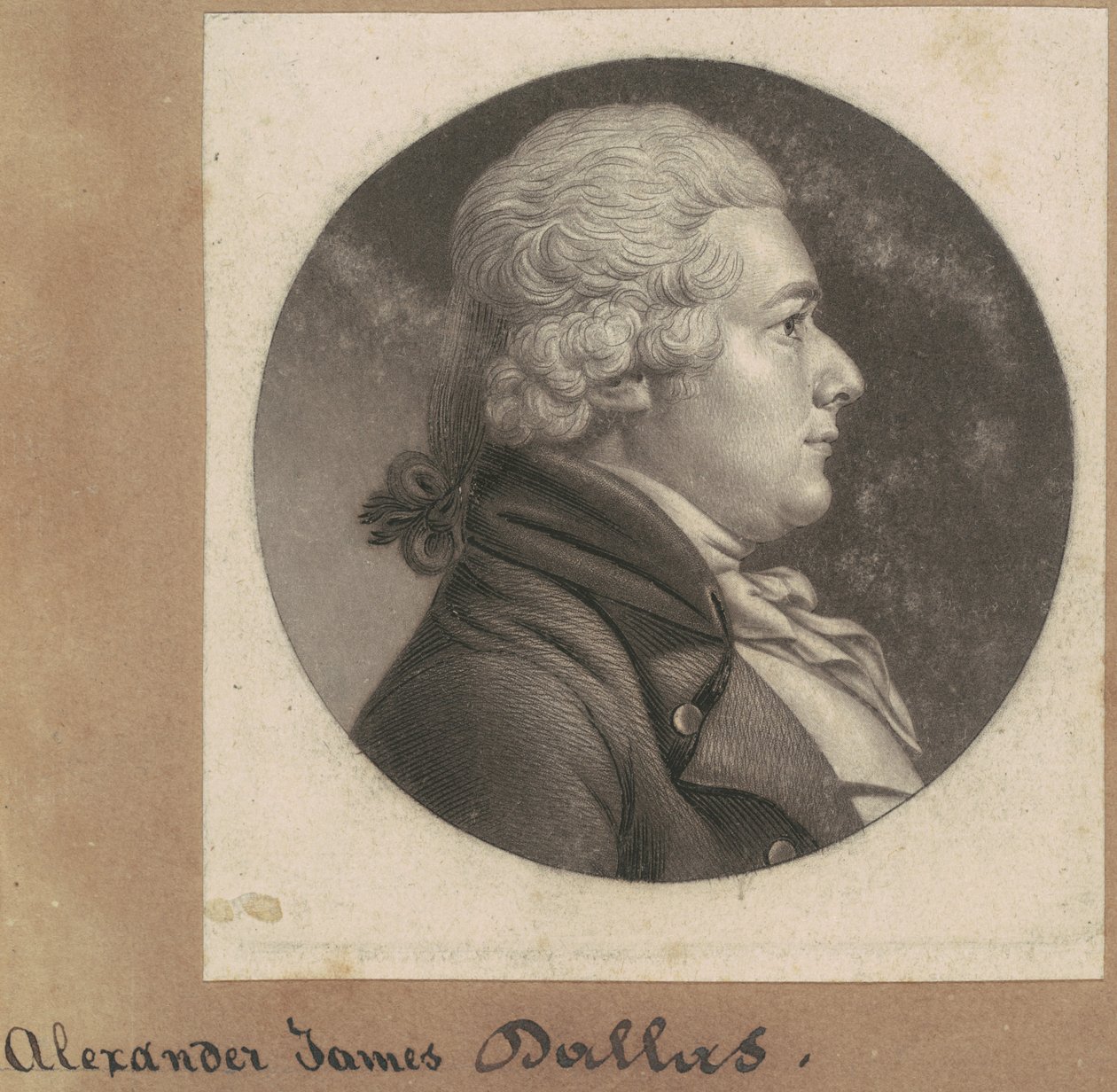 Alexander James Dallas av Charles B. J. Févret de Saint Mémin