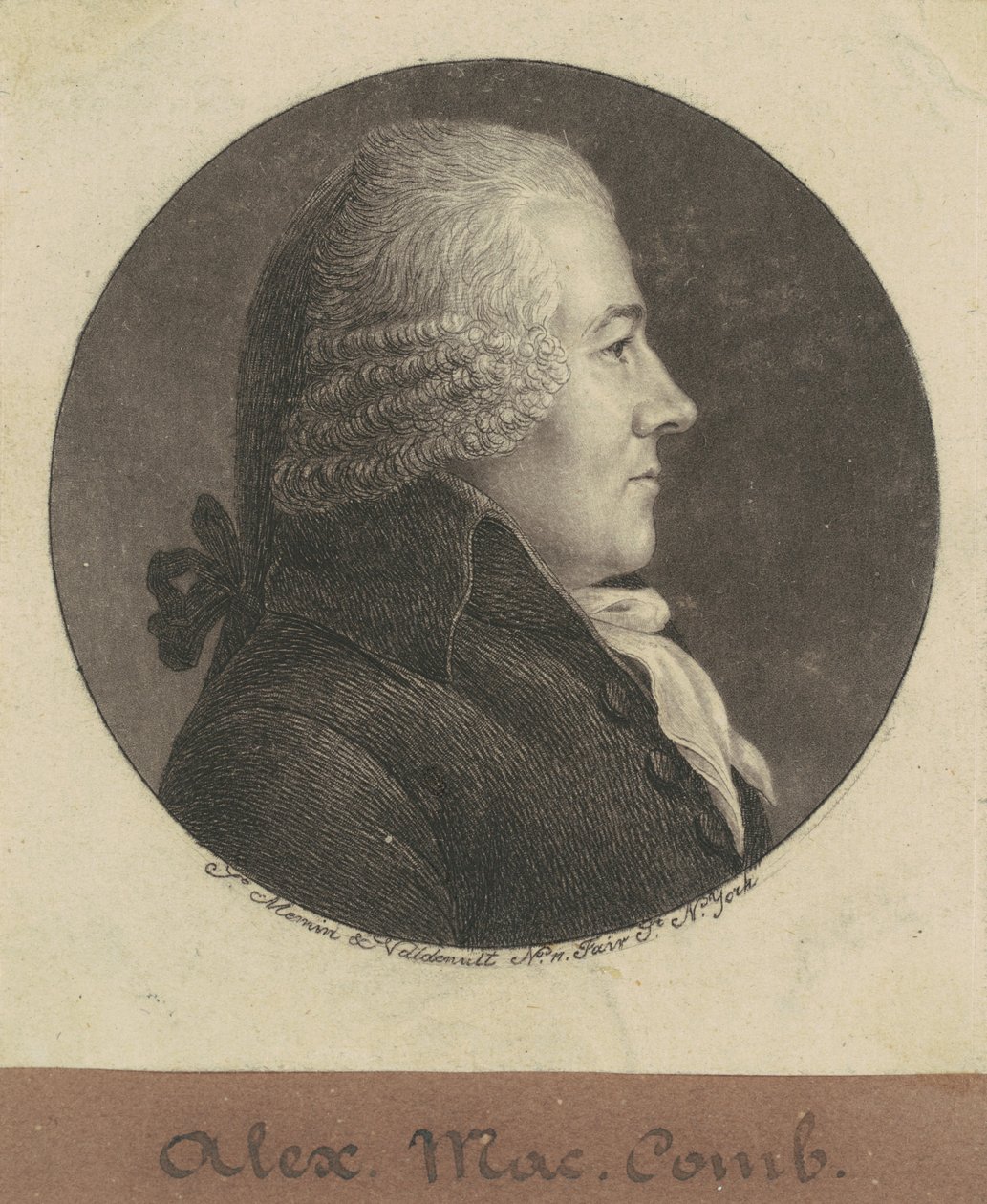 Alexander Macomb av Charles B. J. Févret de Saint Mémin