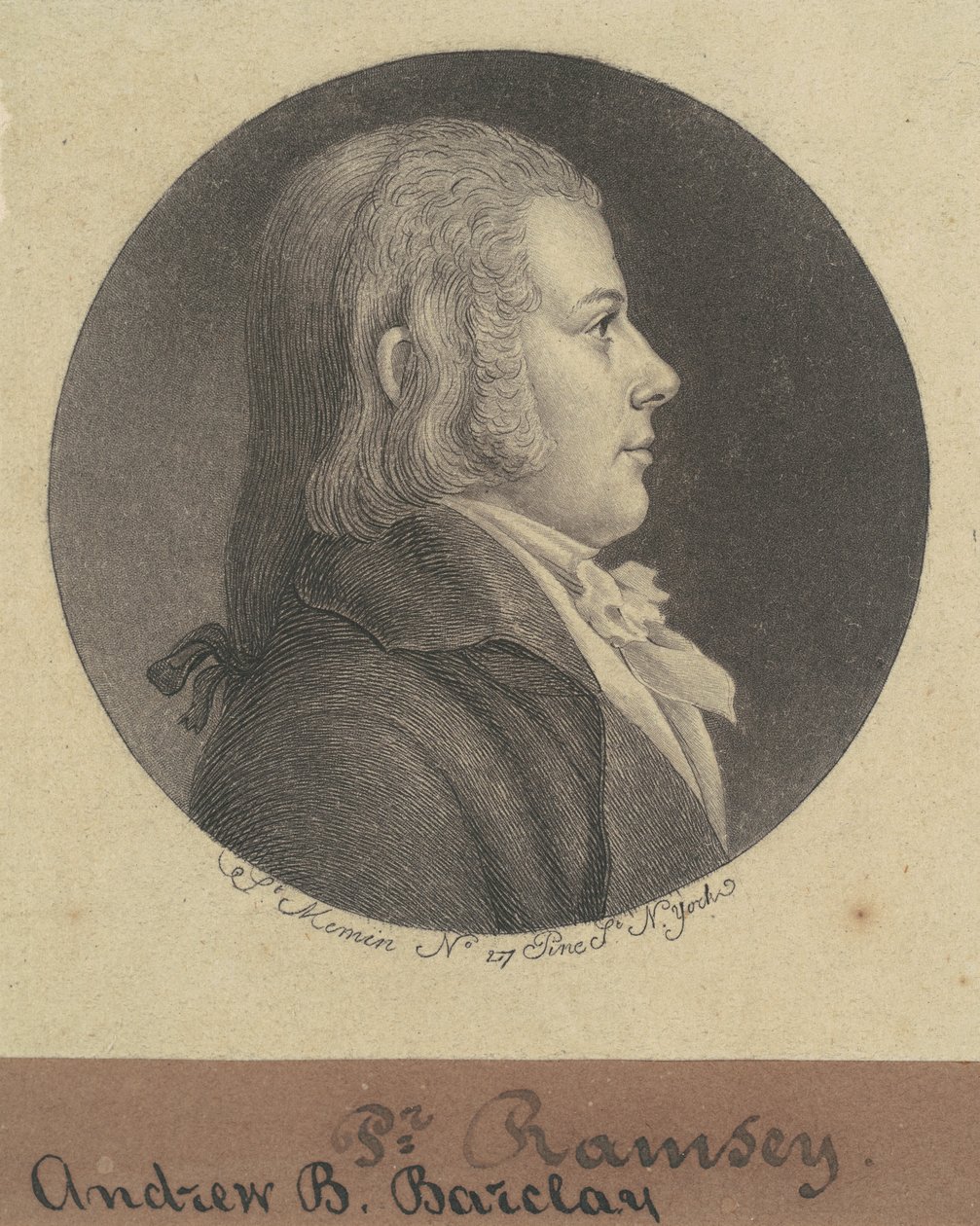 Andrew D. Barclay av Charles B. J. Févret de Saint Mémin