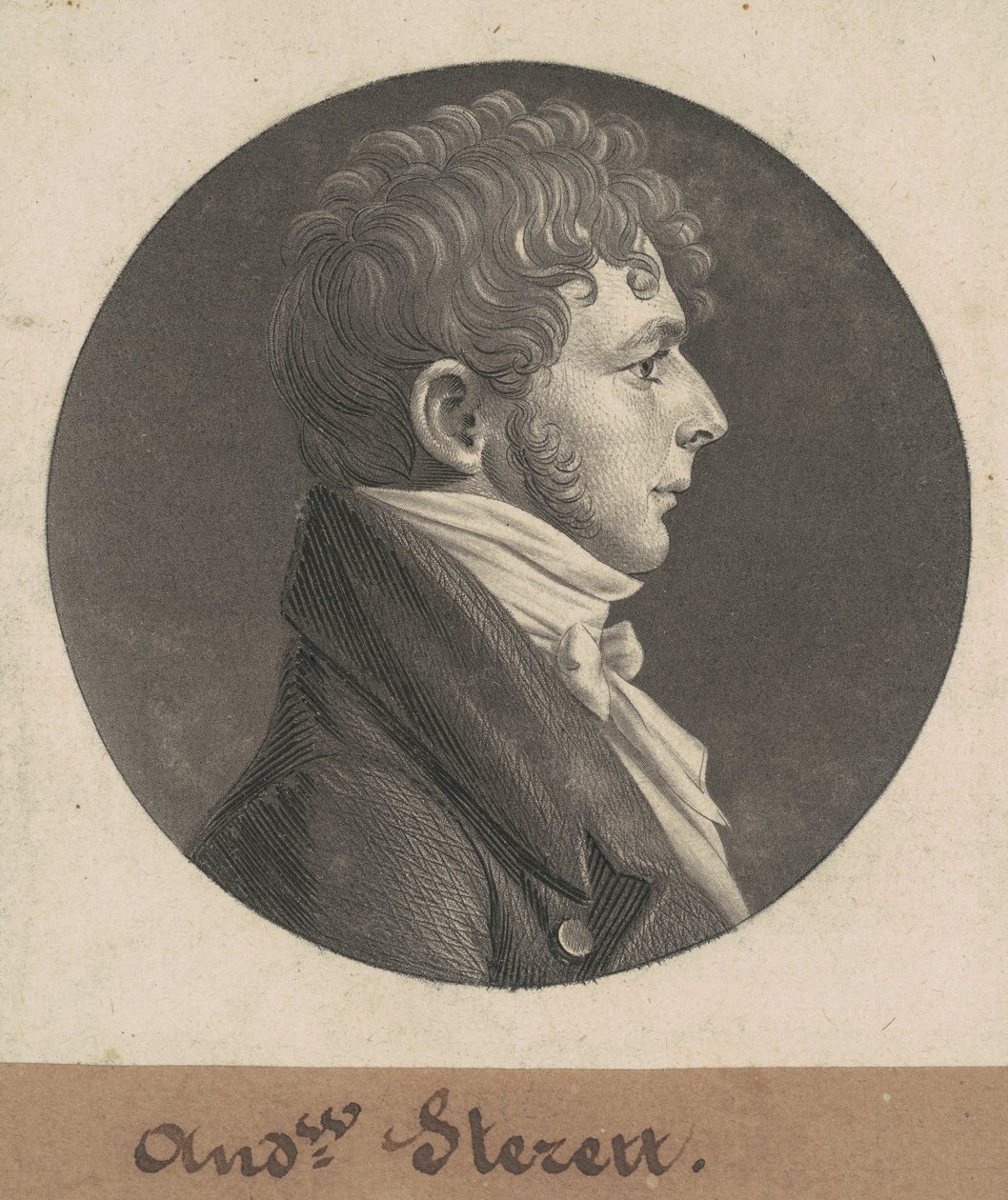 Andrew Sterett av Charles B. J. Févret de Saint Mémin