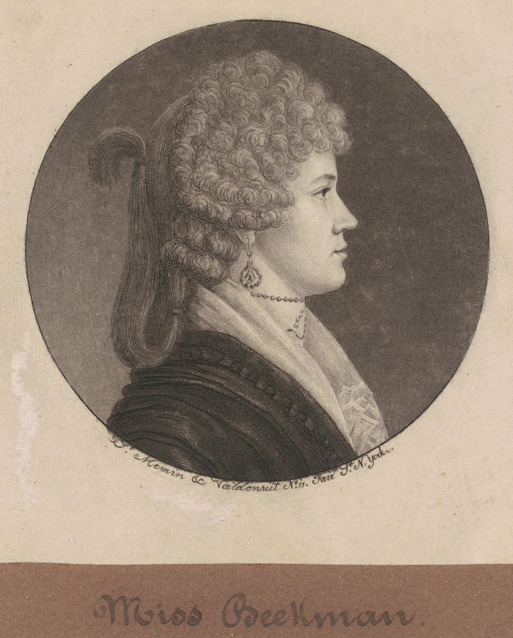 Ann Beekman av Charles B. J. Févret de Saint Mémin