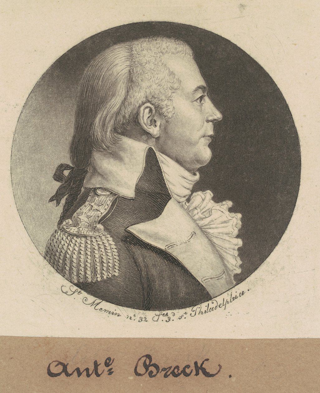 Anthony Breck av Charles B. J. Févret de Saint Mémin