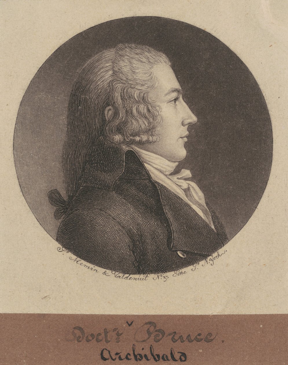 Archibald Bruce av Charles B. J. Févret de Saint Mémin