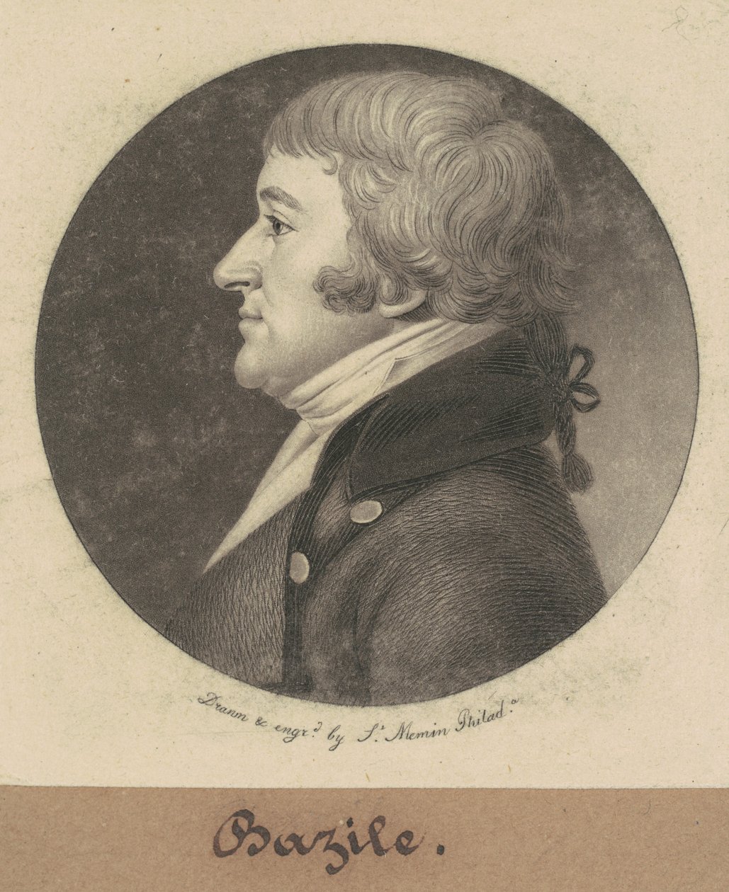 Basilikum av Charles B. J. Févret de Saint Mémin