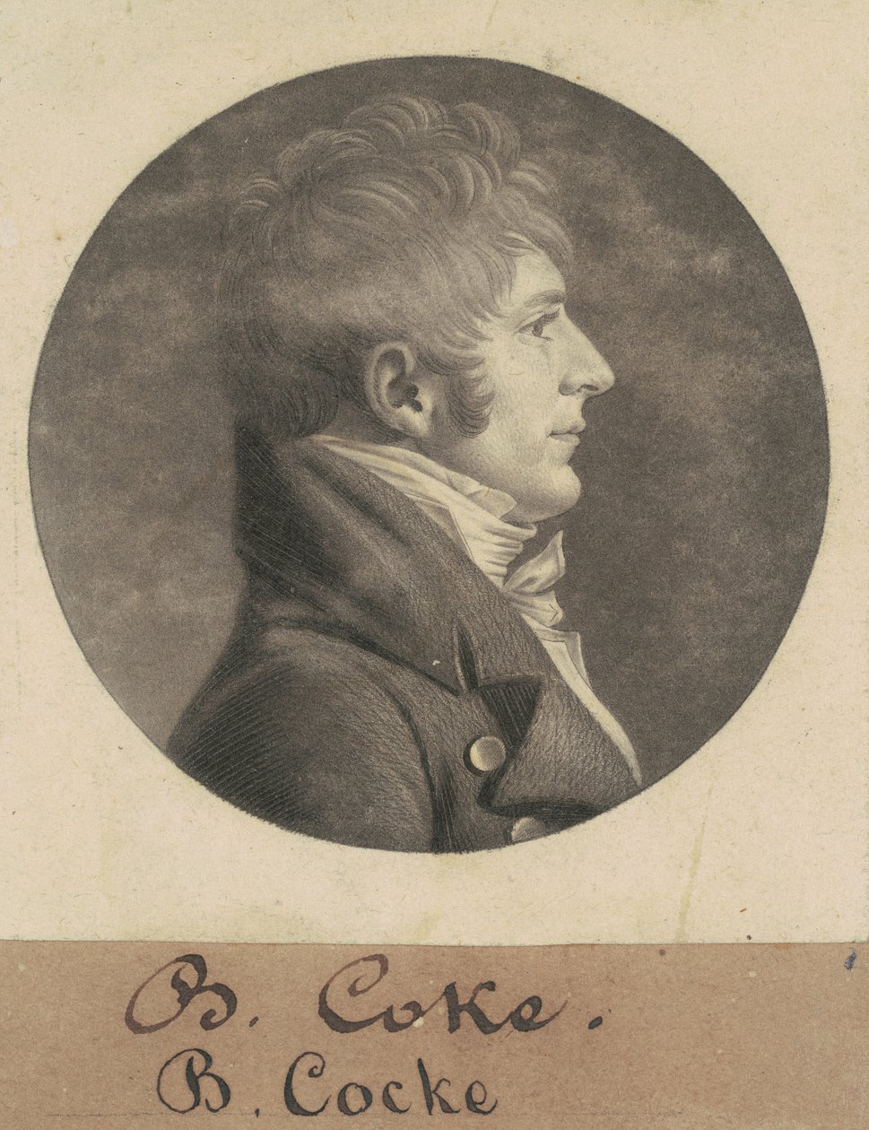 Benjamin Cocke av Charles B. J. Févret de Saint Mémin