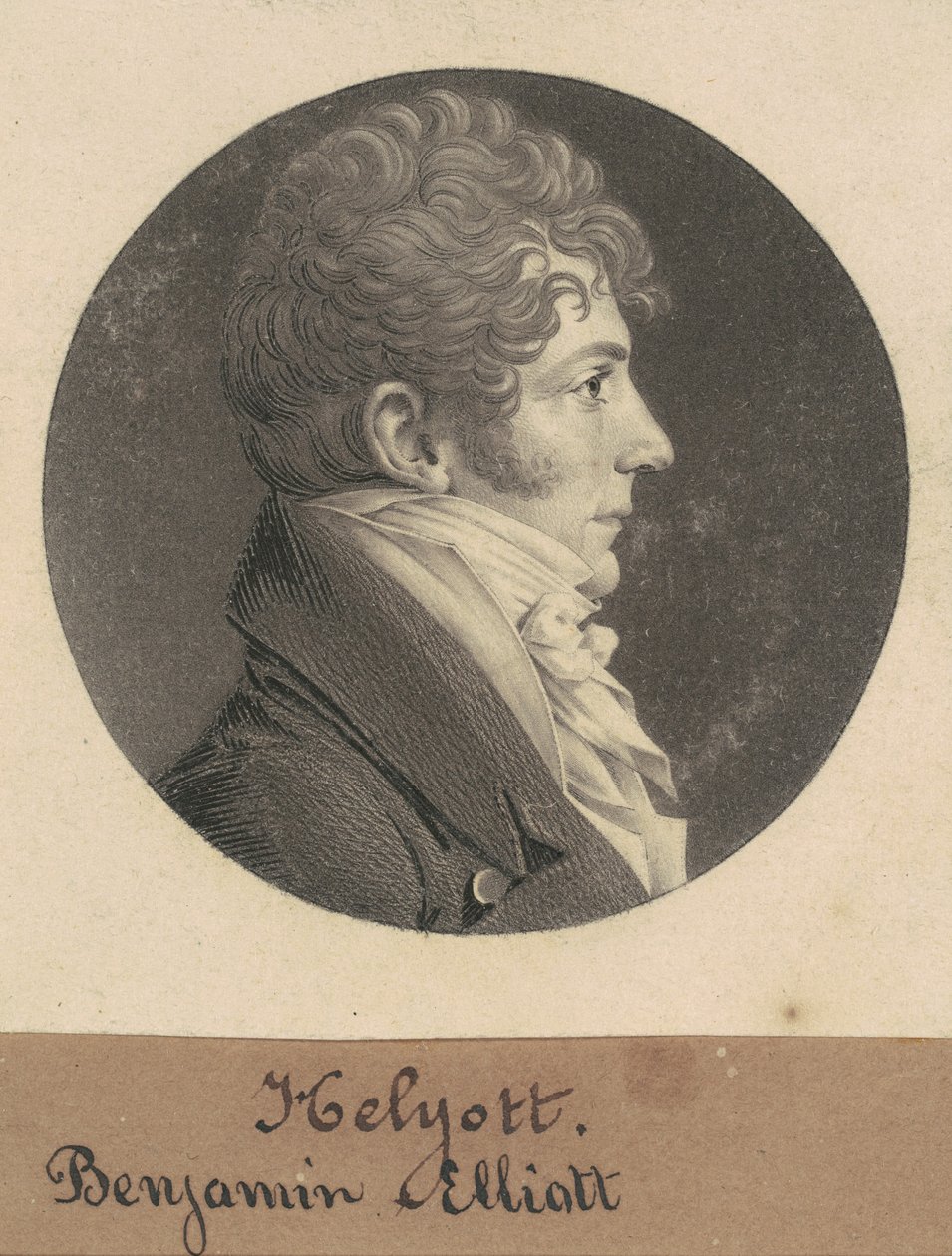 Benjamin Elliott av Charles B. J. Févret de Saint Mémin