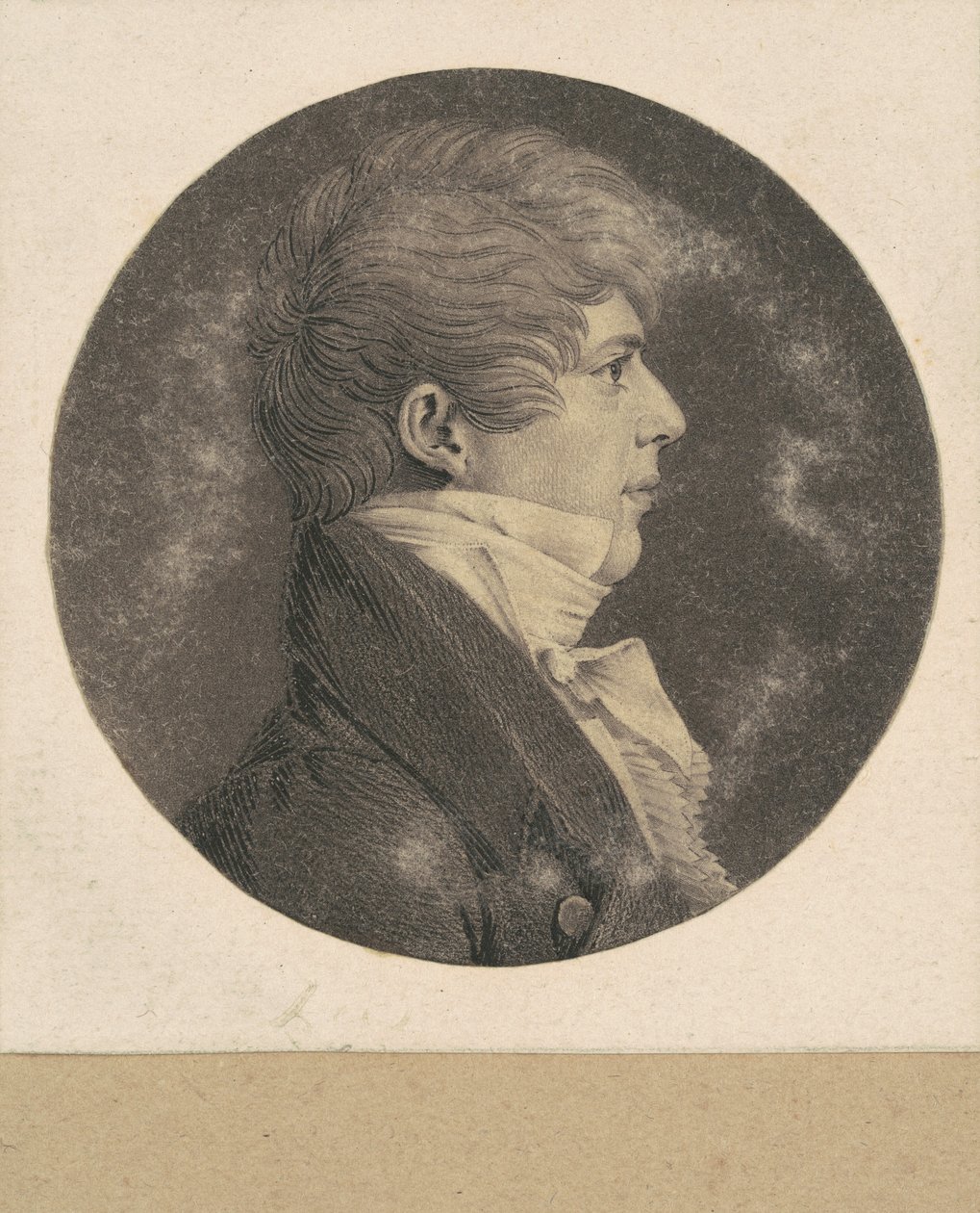 Benjamin Harrison VII av Charles B. J. Févret de Saint Mémin