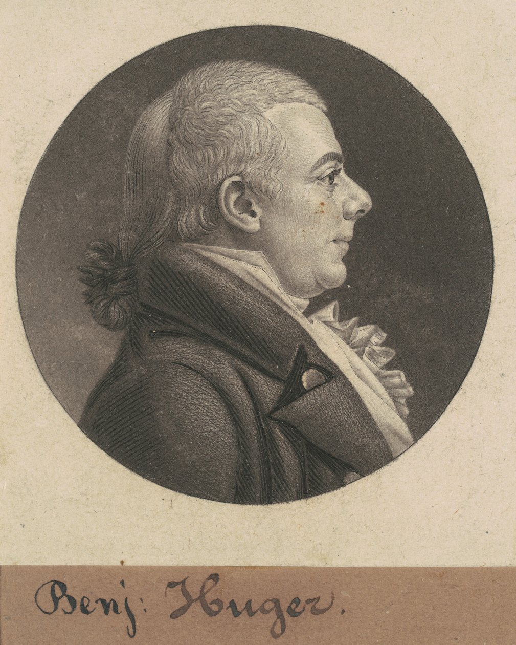 Benjamin Huger av Charles B. J. Févret de Saint Mémin