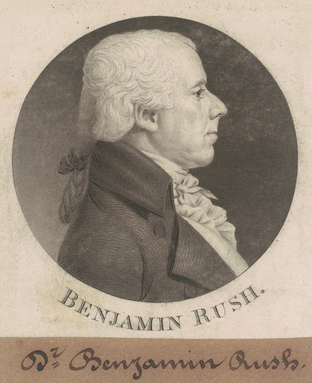 Benjamin Rush av Charles B. J. Févret de Saint Mémin