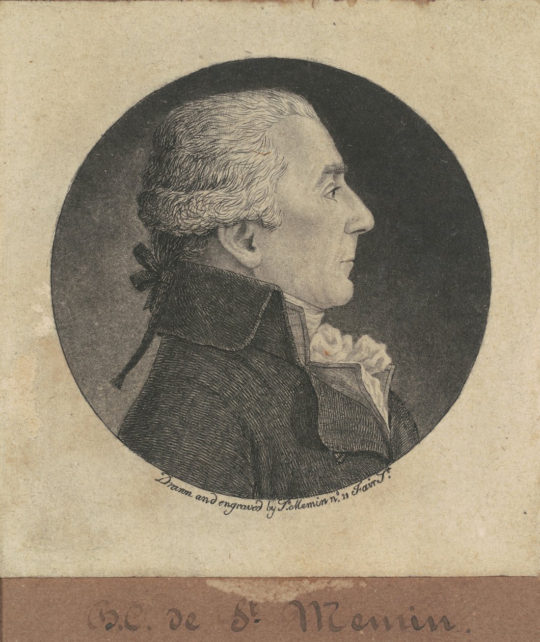 Benigne-Charles Févret av Saint-Mémin av Charles B. J. Févret de Saint Mémin