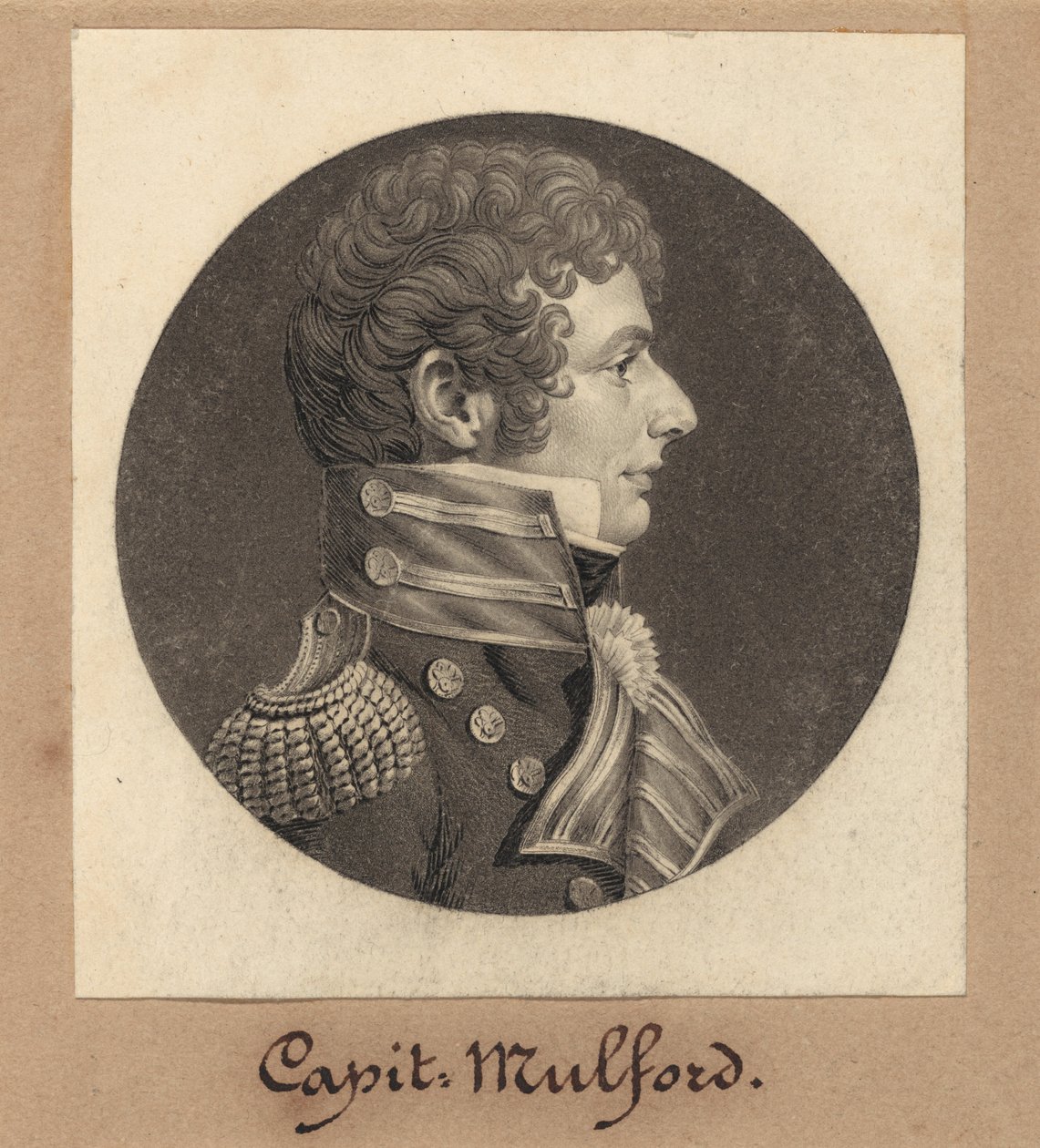 Kaptein Clarence Mulford av Charles B. J. Févret de Saint Mémin