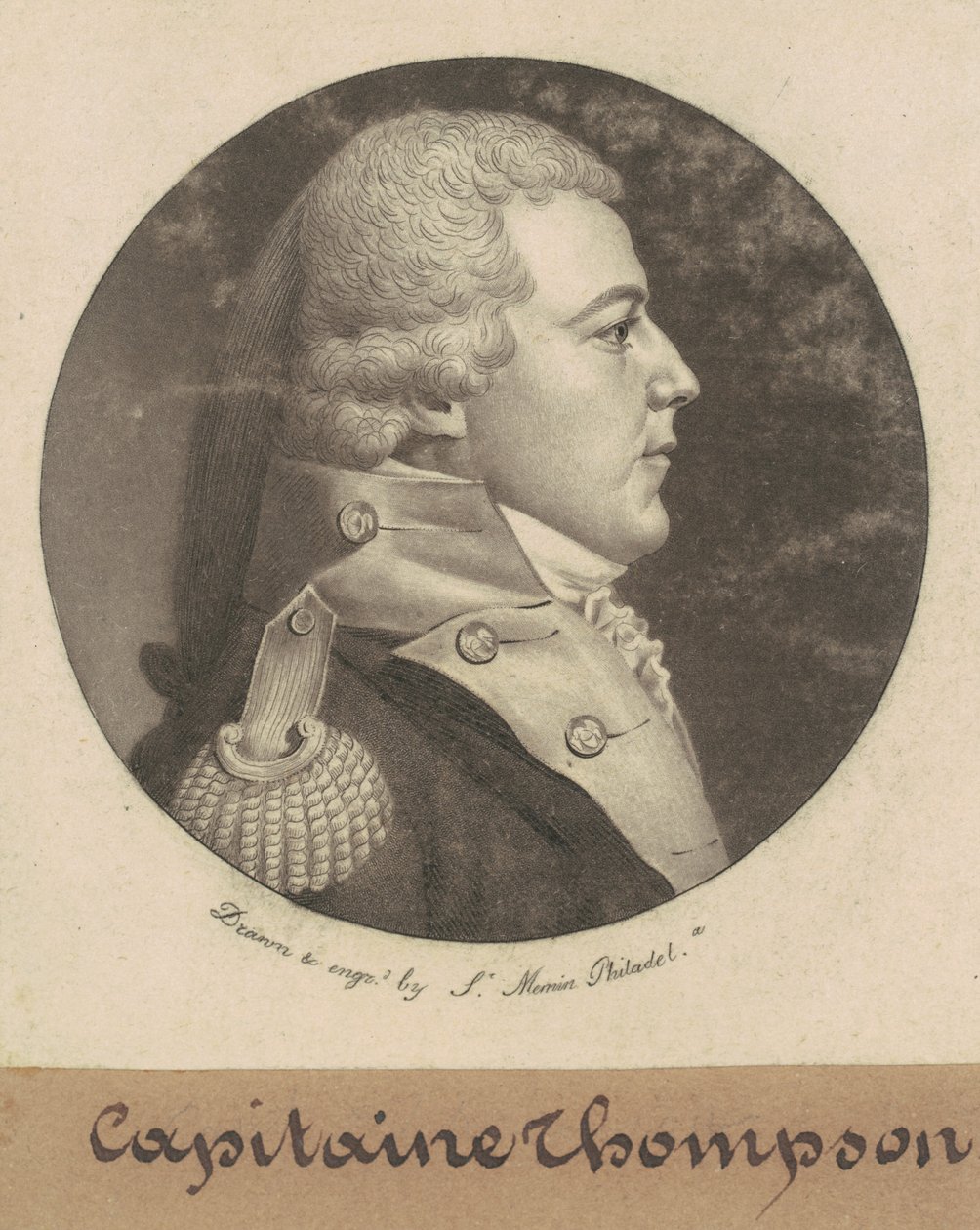 Kaptein Thompson av Charles B. J. Févret de Saint Mémin