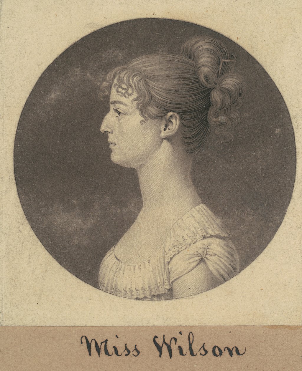 Caroline Lewis av Charles B. J. Févret de Saint Mémin