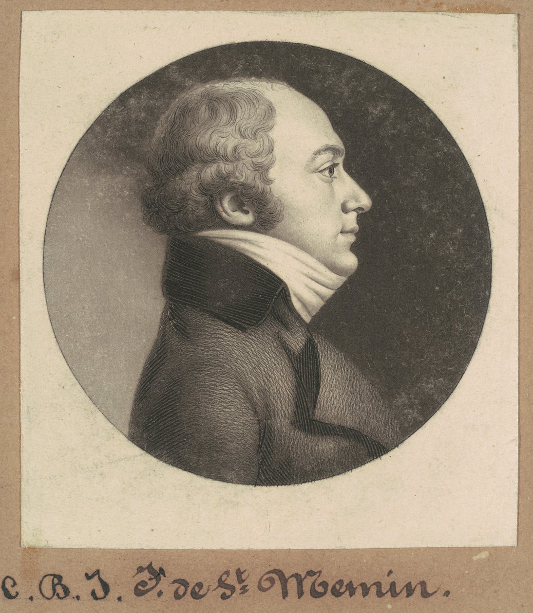 Charles Balthazar Julien Févret de Saint-Mémin av Charles B. J. Févret de Saint Mémin