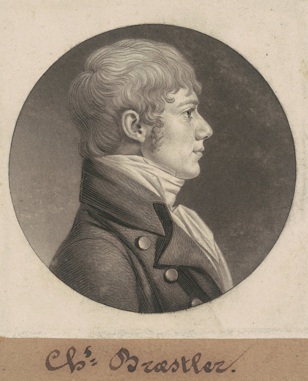 Charles Braestler av Charles B. J. Févret de Saint Mémin