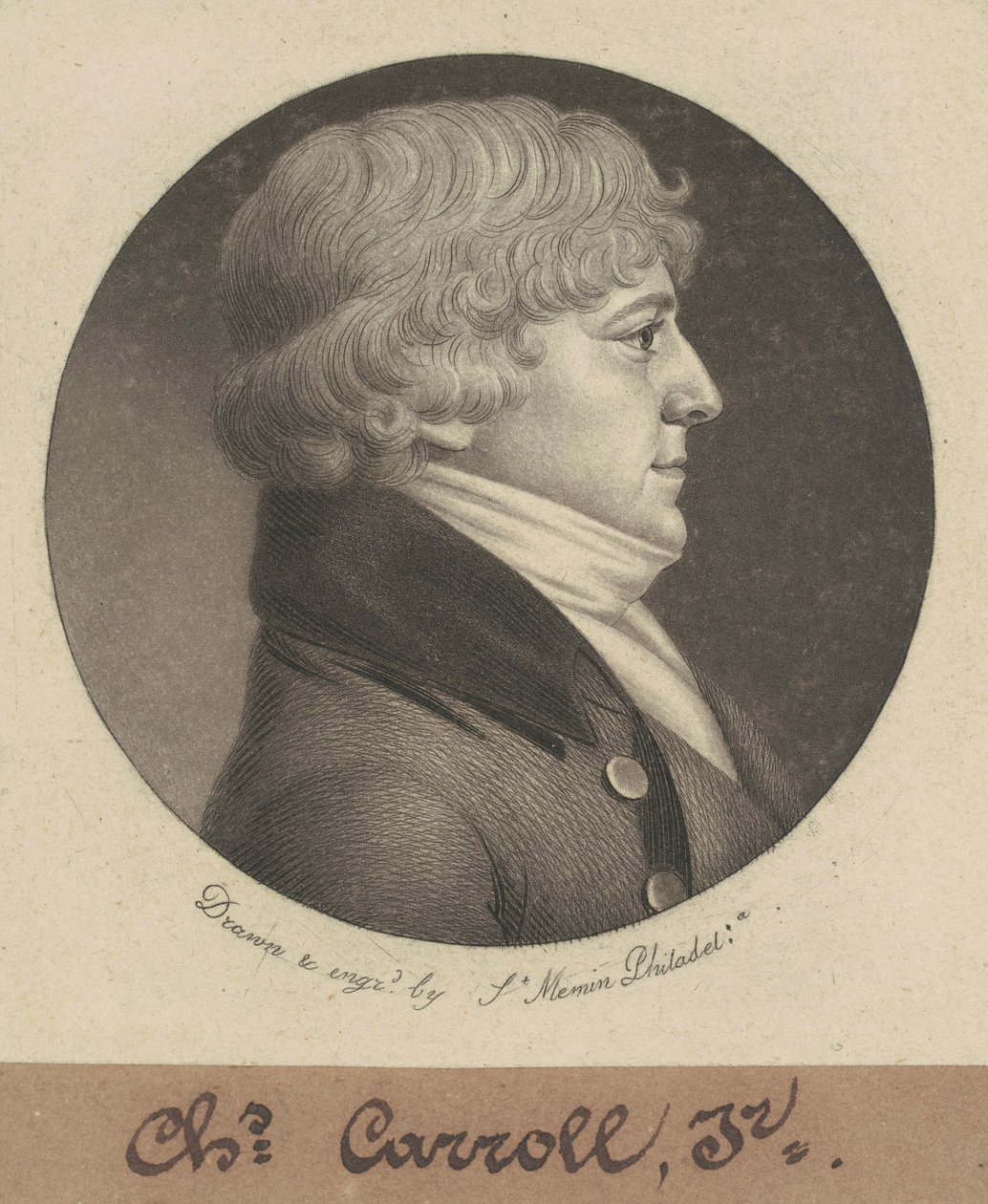 Charles Carroll, Jr. av Charles B. J. Févret de Saint Mémin