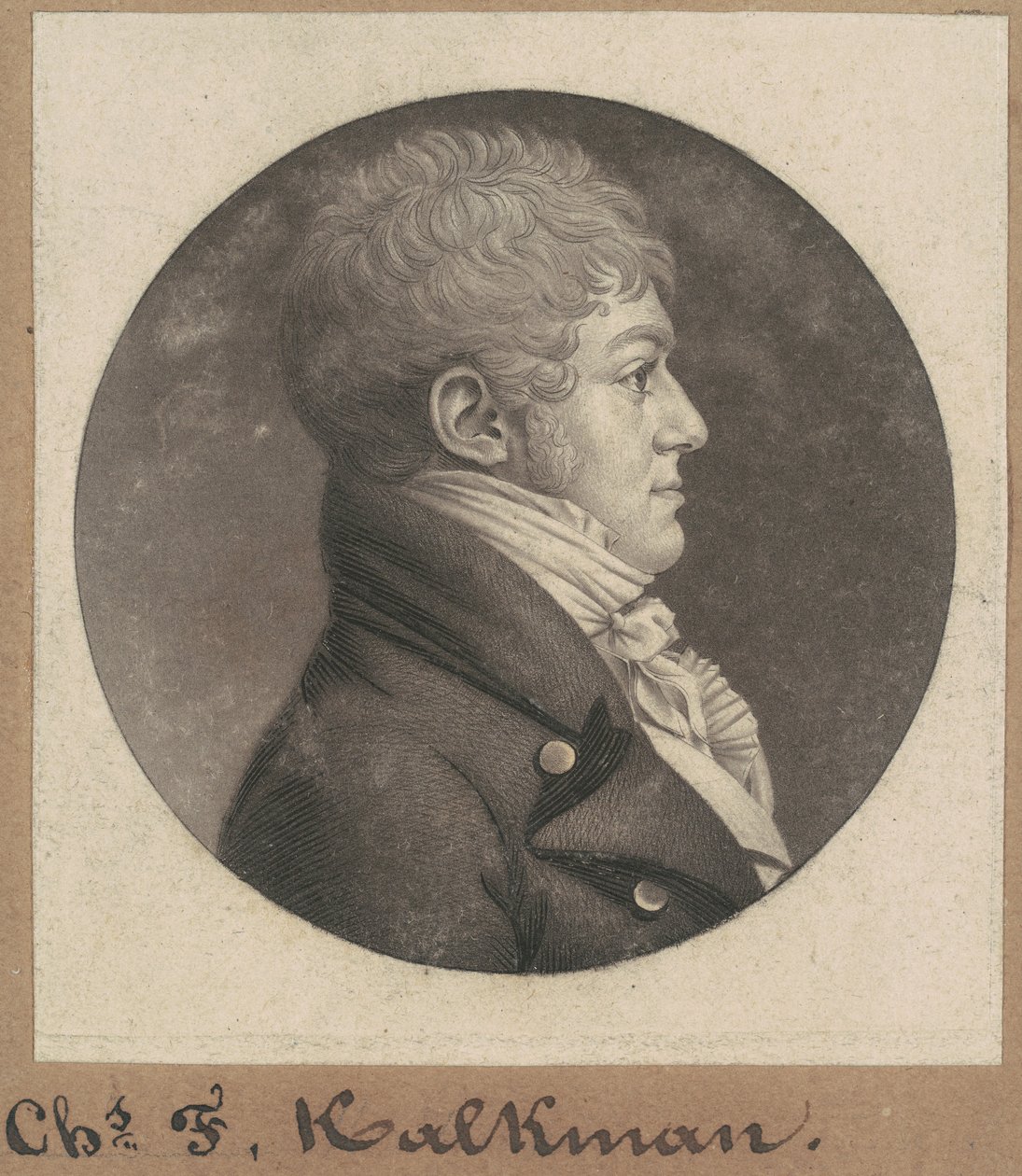Charles F. Kalkman av Charles B. J. Févret de Saint Mémin