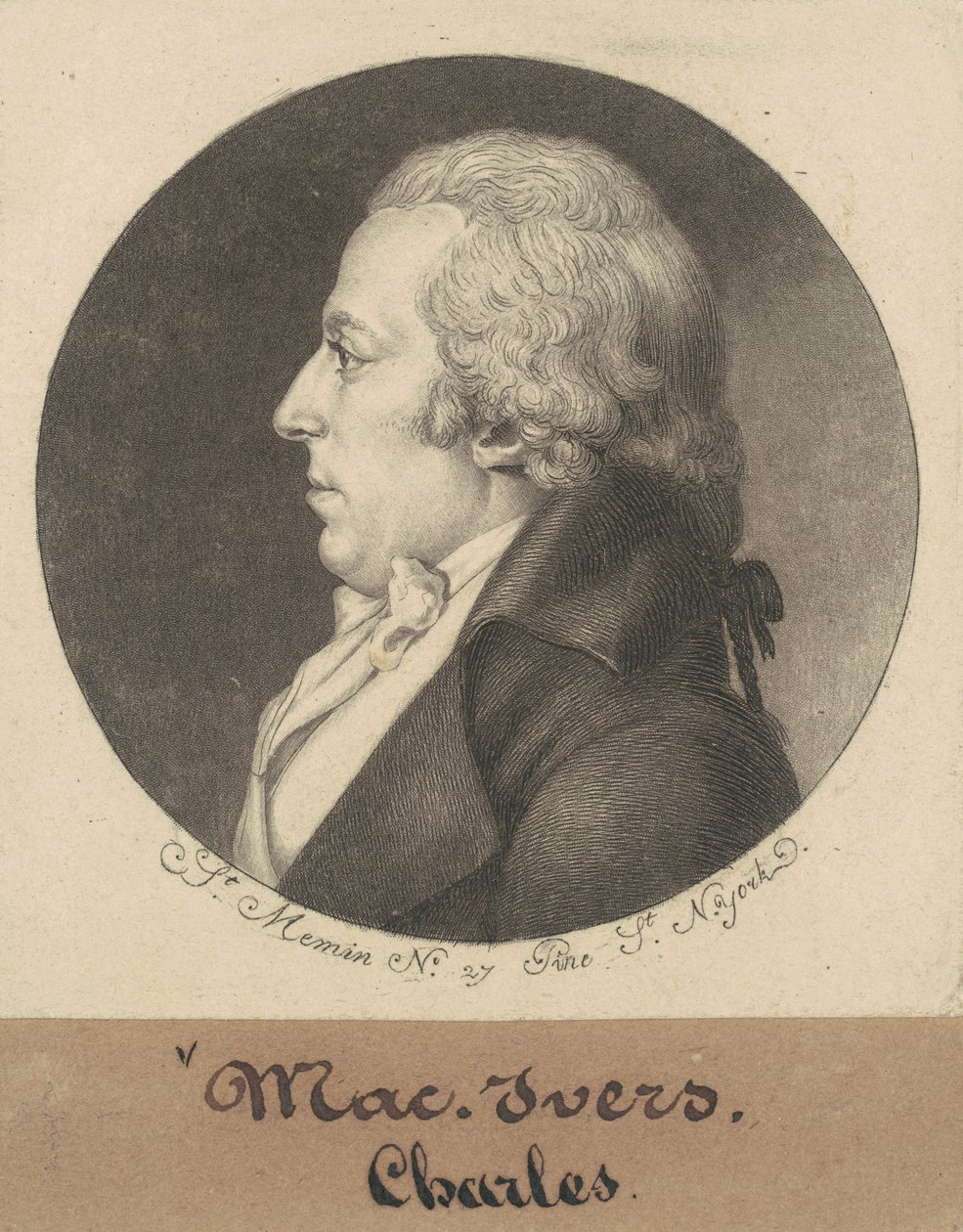 Charles McEvers av Charles B. J. Févret de Saint Mémin