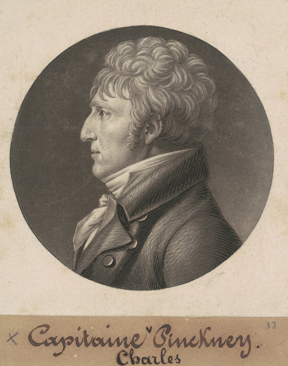 Charles Pinckney av Charles B. J. Févret de Saint Mémin