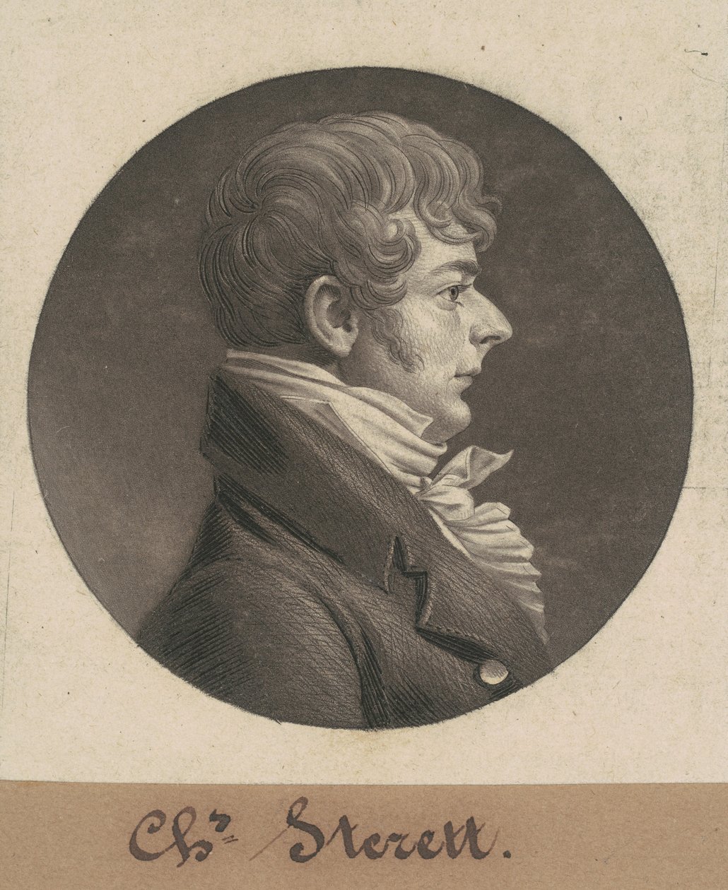 Charles Sterett av Charles B. J. Févret de Saint Mémin