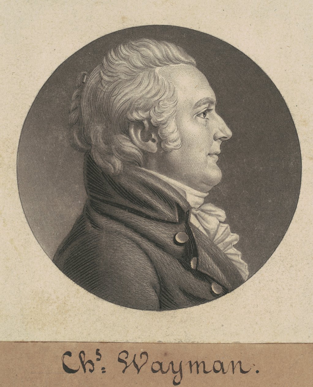 Charles Wayman av Charles B. J. Févret de Saint Mémin