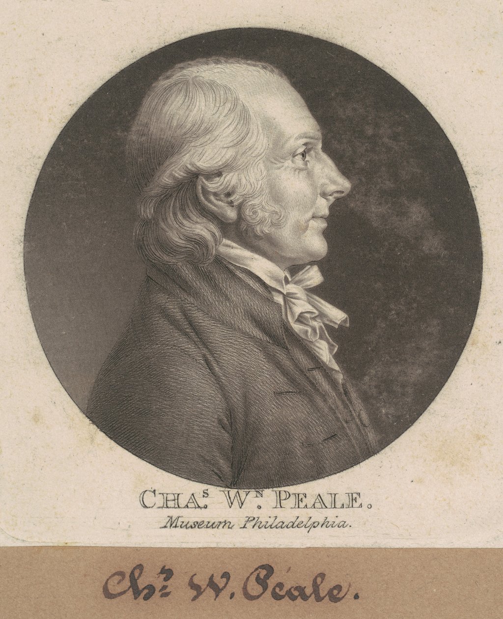 Charles Willson Peale av Charles B. J. Févret de Saint Mémin