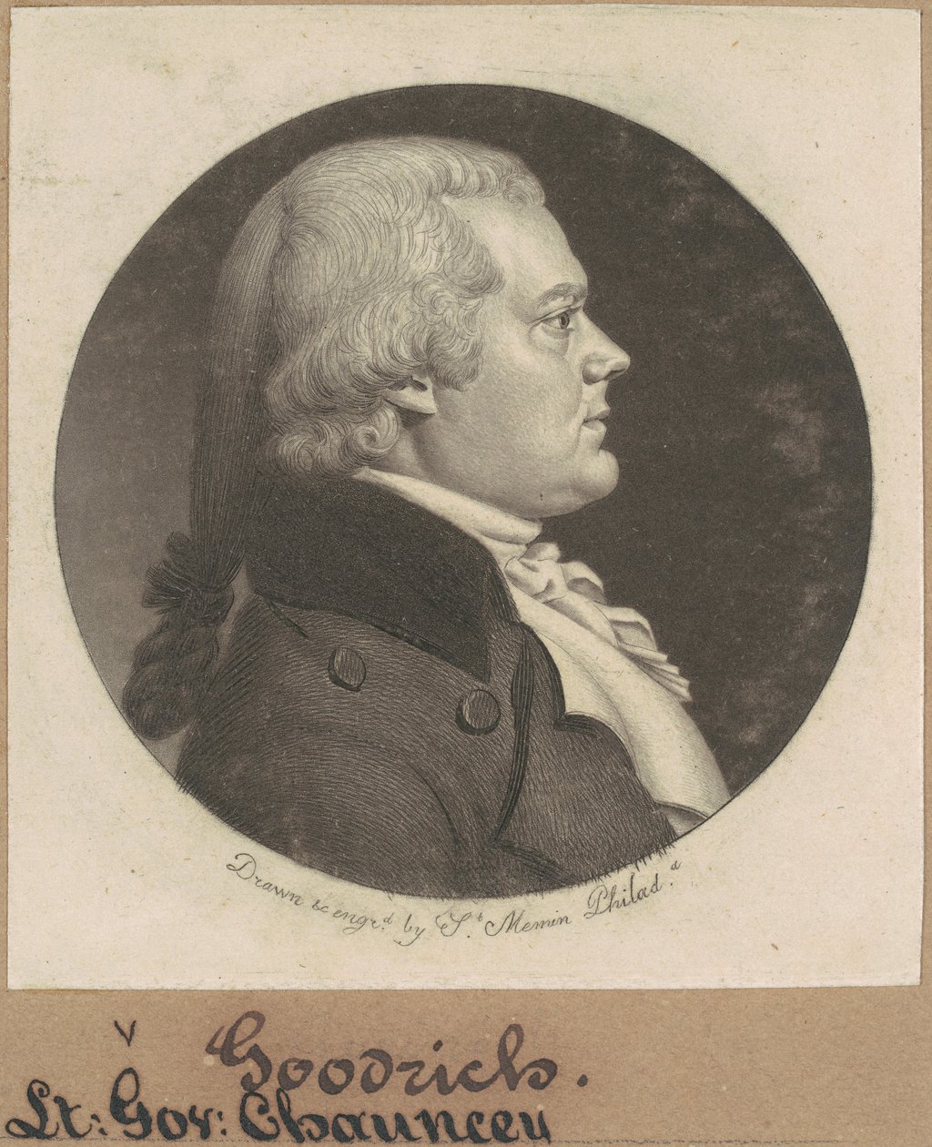 Chauncey Goodrich av Charles B. J. Févret de Saint Mémin