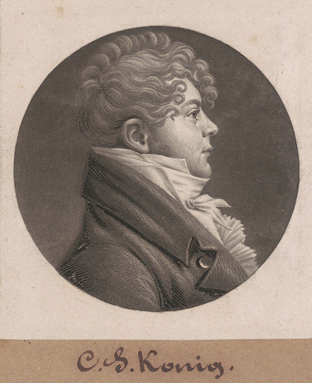 Christian Simon Konig av Charles B. J. Févret de Saint Mémin