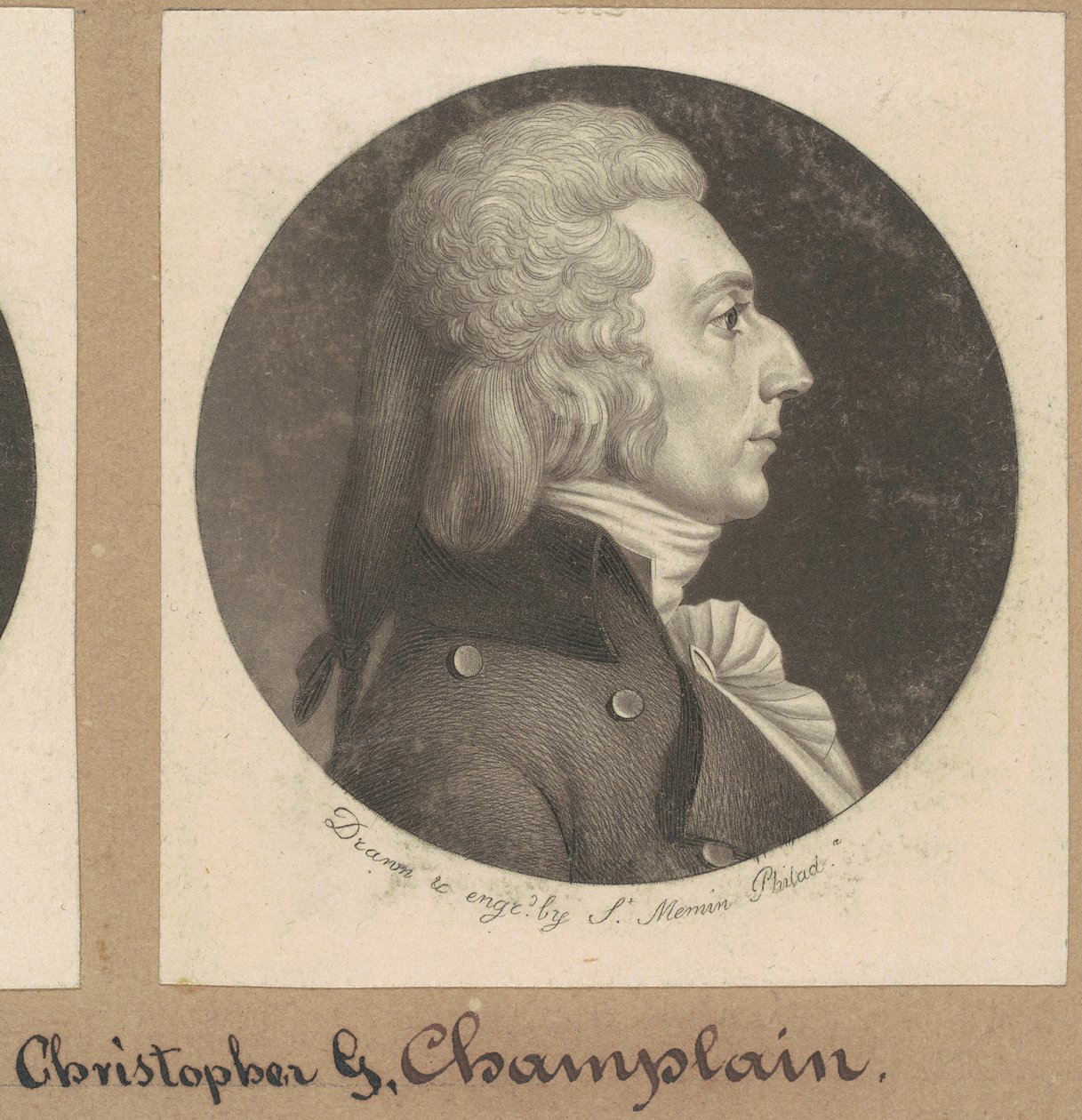 Christopher Grant Champlin av Charles B. J. Févret de Saint Mémin