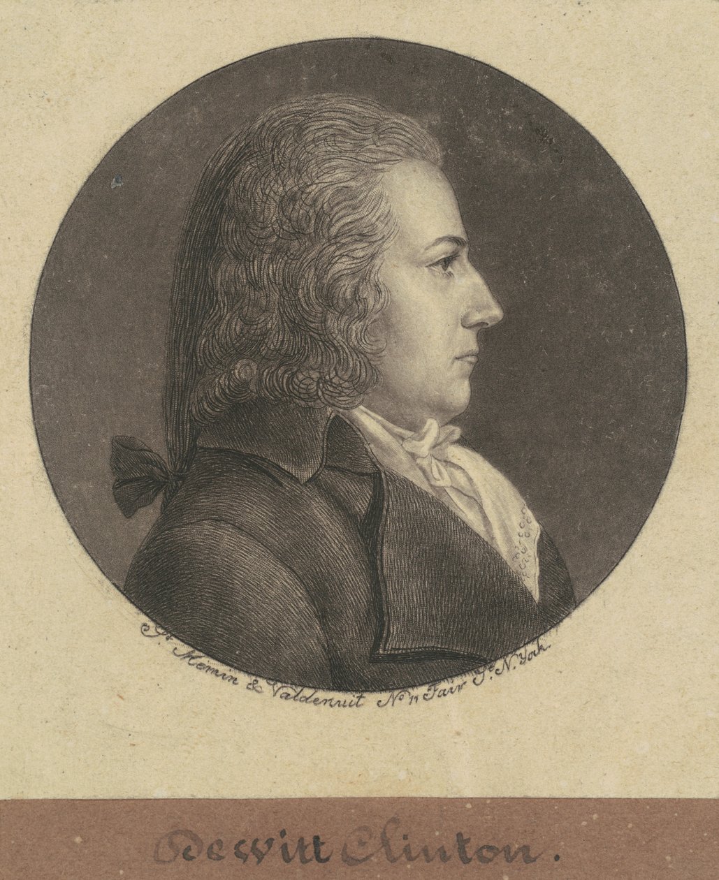DeWitt Clinton av Charles B. J. Févret de Saint Mémin