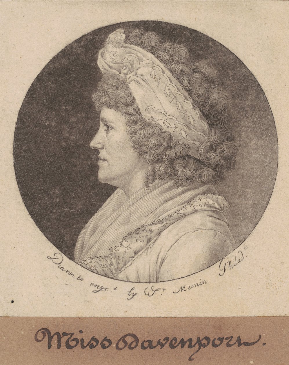 Debby Davenport av Charles B. J. Févret de Saint Mémin