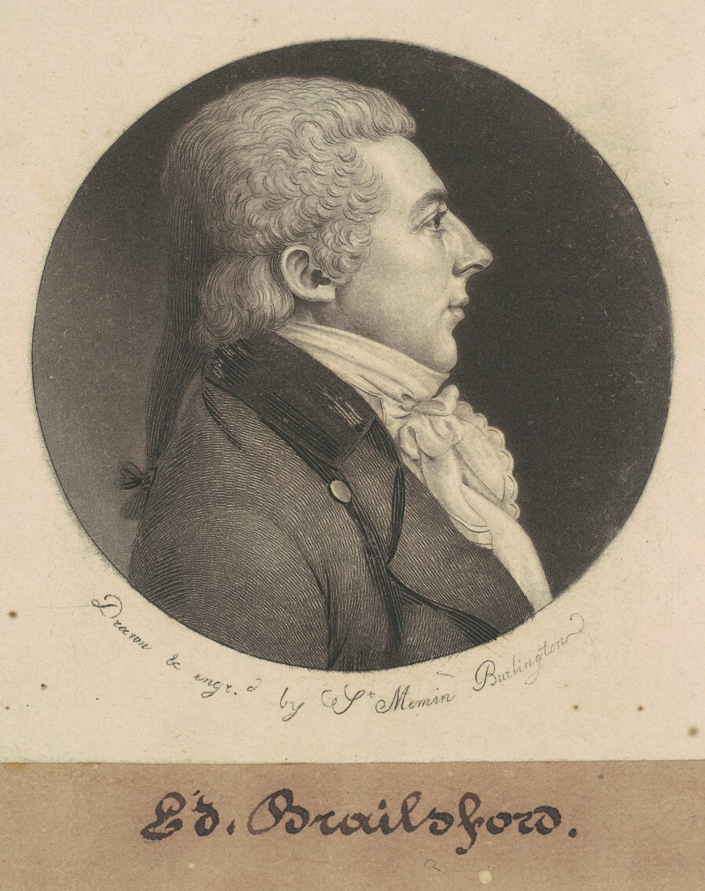 Edward Brailsford av Charles B. J. Févret de Saint Mémin