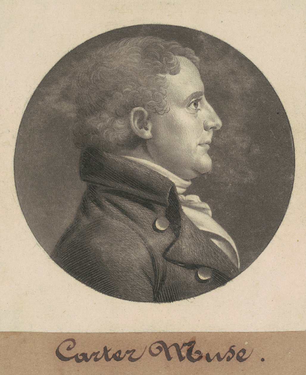 Edward Carter av Charles B. J. Févret de Saint Mémin