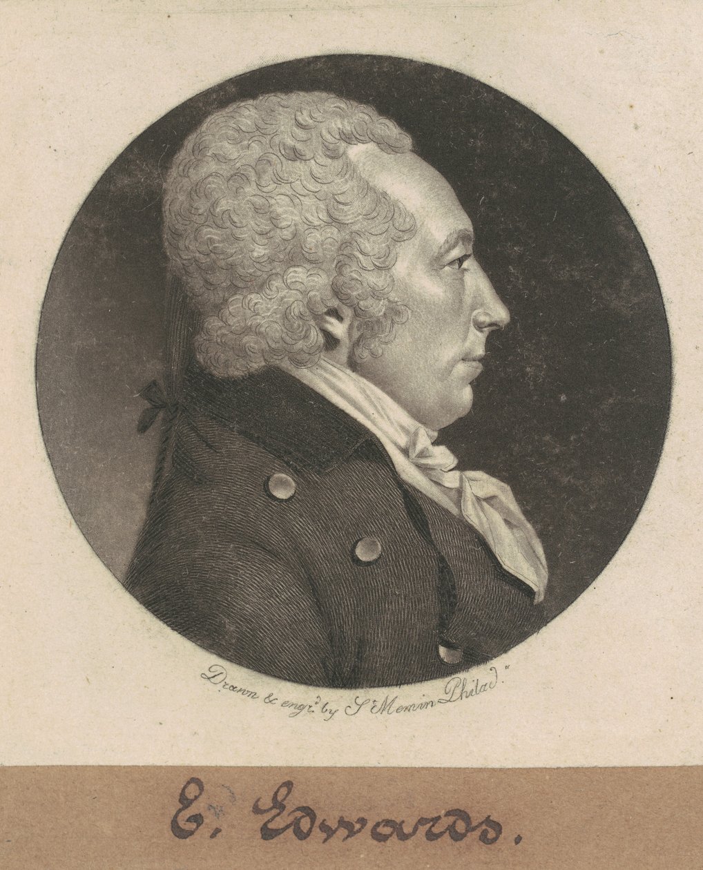 Edward Edwards av Charles B. J. Févret de Saint Mémin