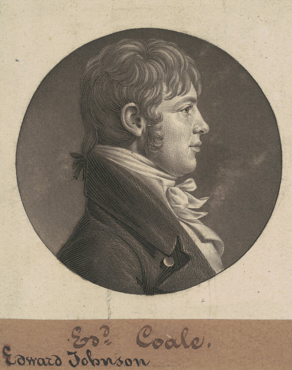 Edward Johnson Coale av Charles B. J. Févret de Saint Mémin