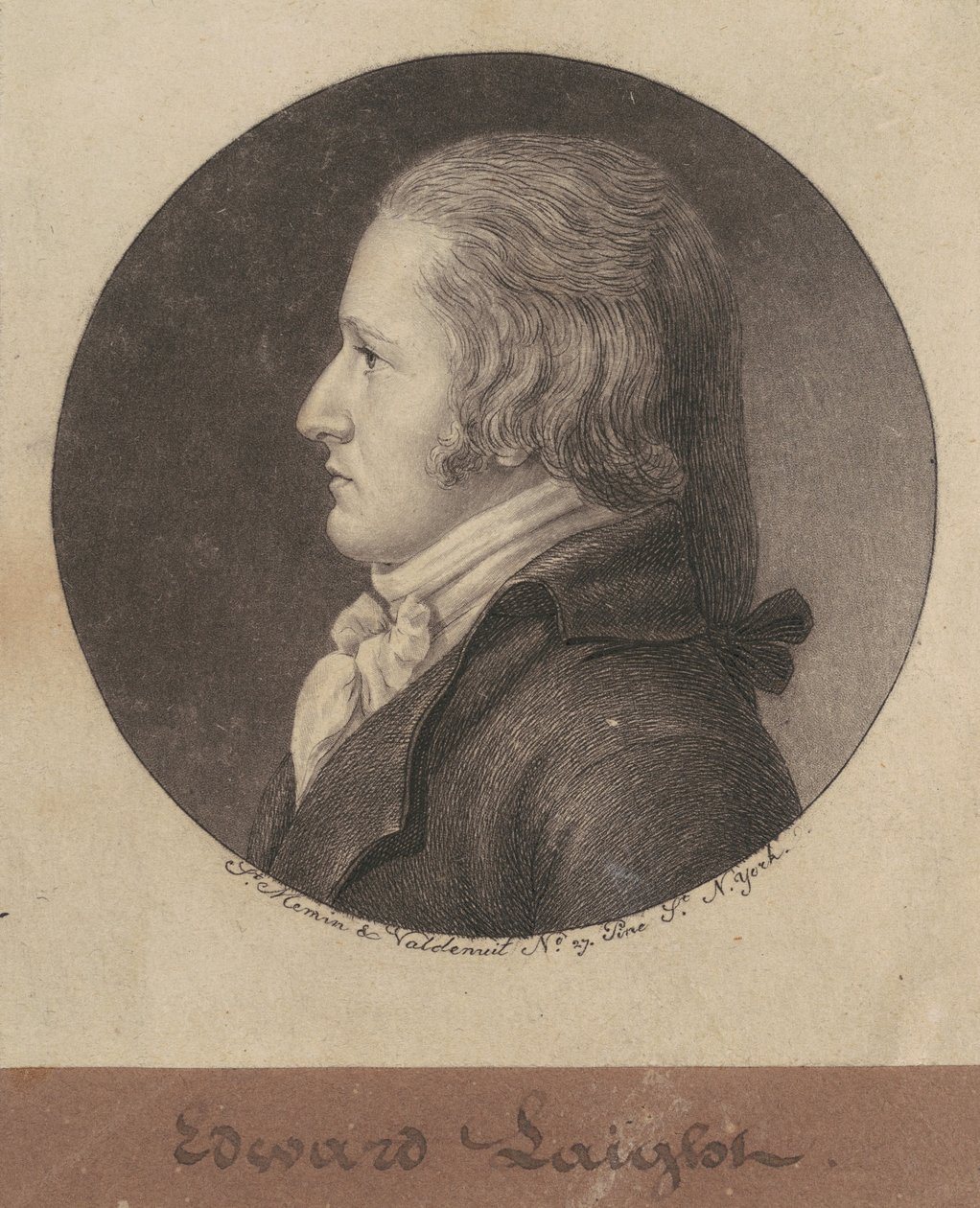Edward William Laight av Charles B. J. Févret de Saint Mémin
