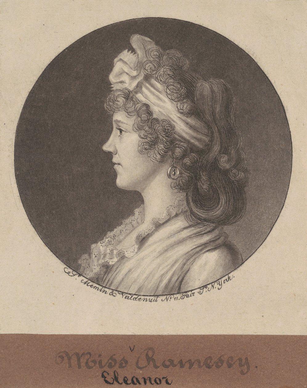 Eleanor Ramsay Fitzwilliam av Charles B. J. Févret de Saint Mémin