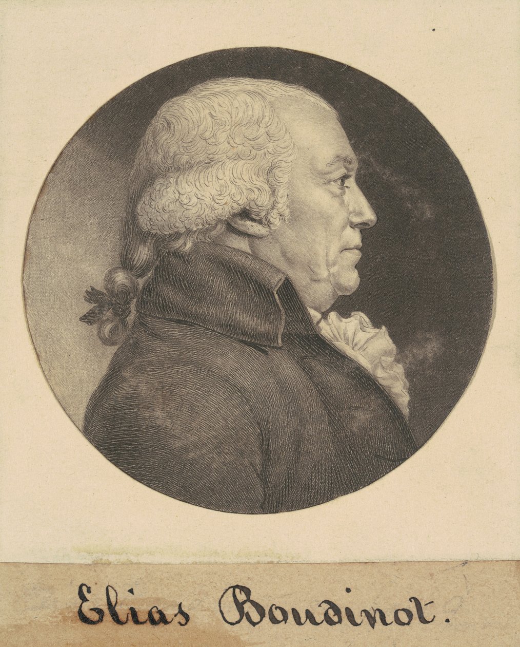 Elias Boudinot av Charles B. J. Févret de Saint Mémin
