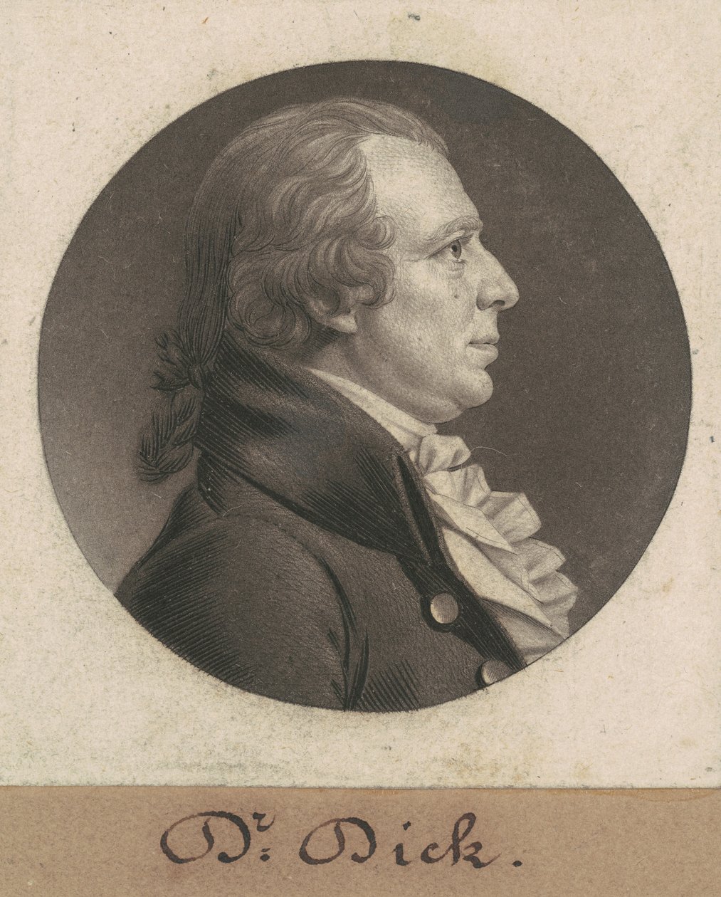 Elisha Cullen Dick av Charles B. J. Févret de Saint Mémin