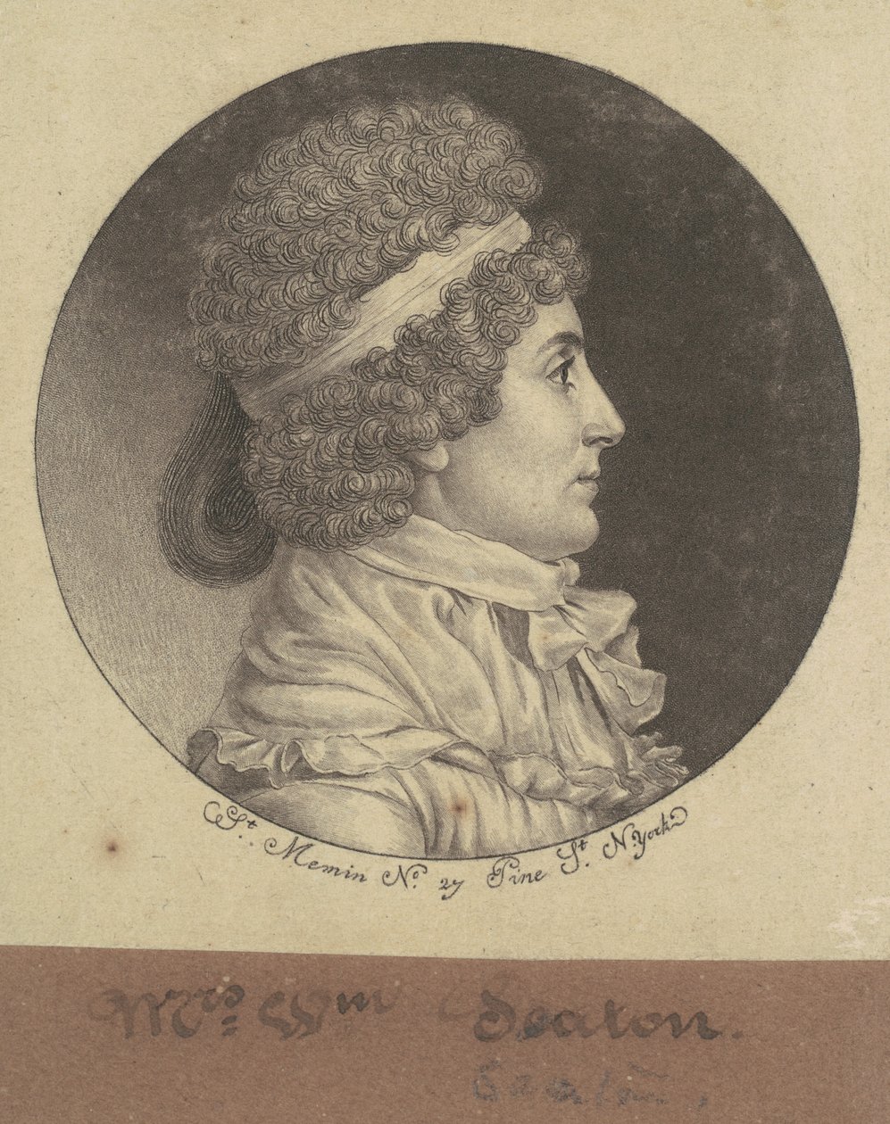 Elizabeth Ann Bayley Seton av Charles B. J. Févret de Saint Mémin