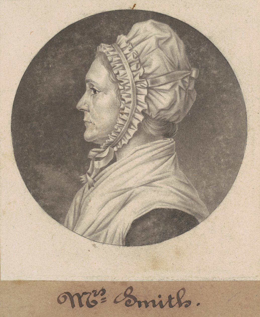 Elizabeth Custis Teackle Smith av Charles B. J. Févret de Saint Mémin