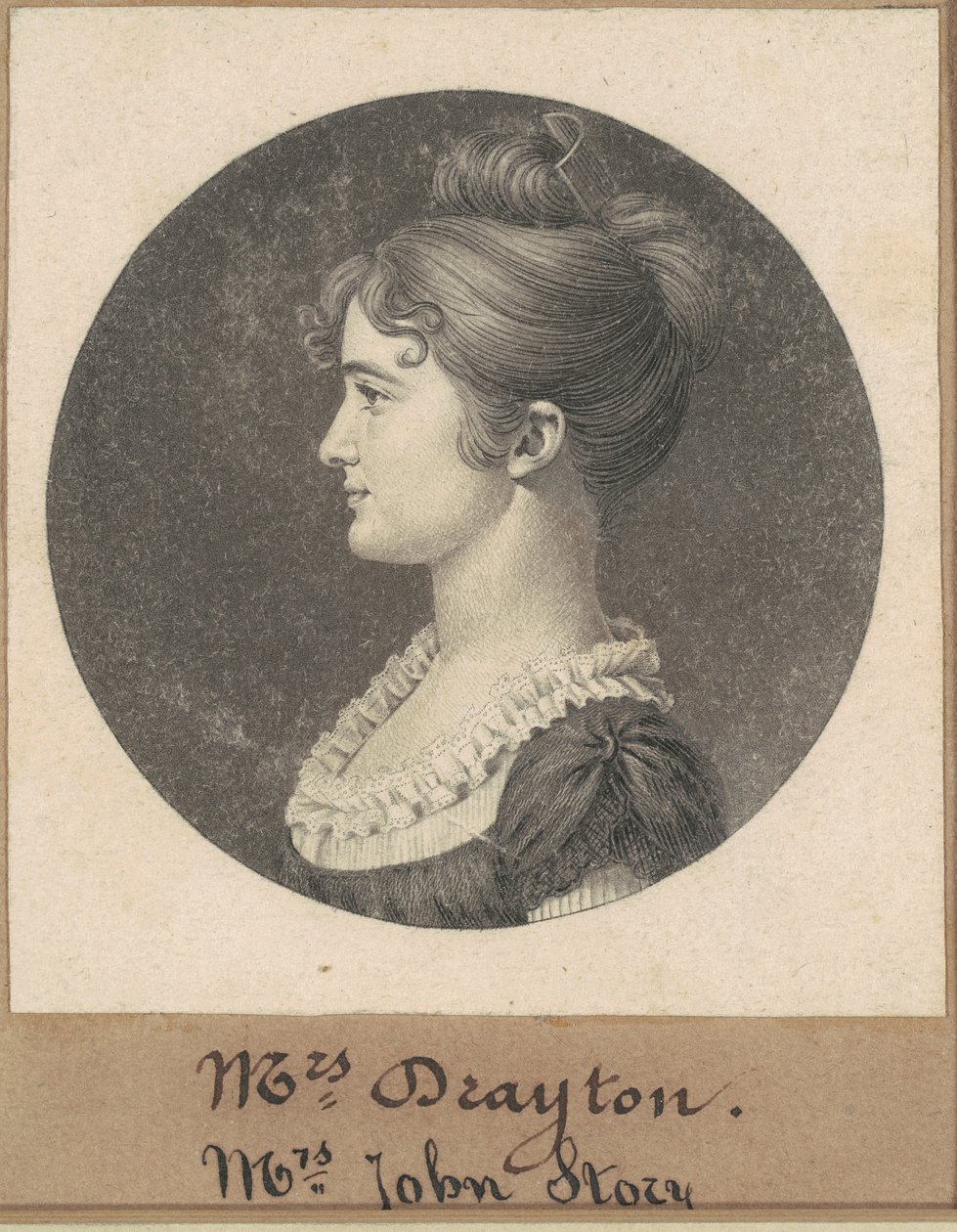 Elizabeth Porcher Gaillard Stoney av Charles B. J. Févret de Saint Mémin