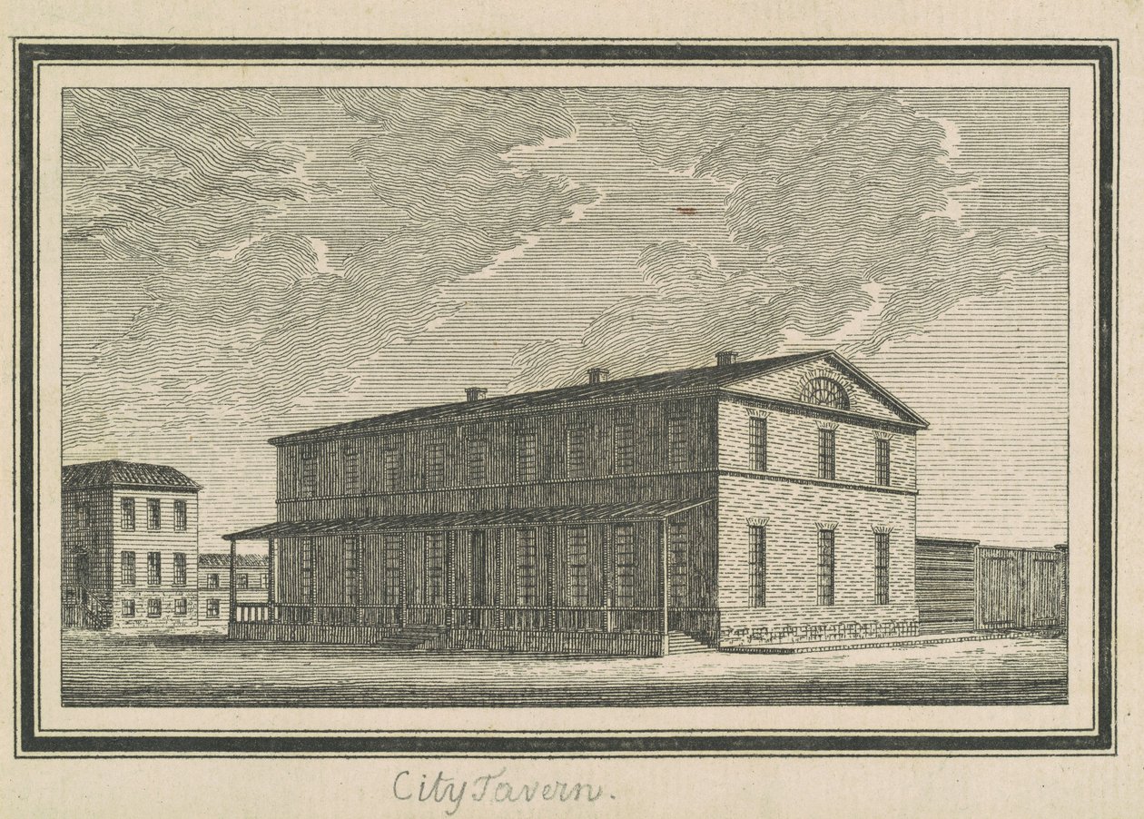 Esperanza, City Tavern av Charles B. J. Févret de Saint Mémin