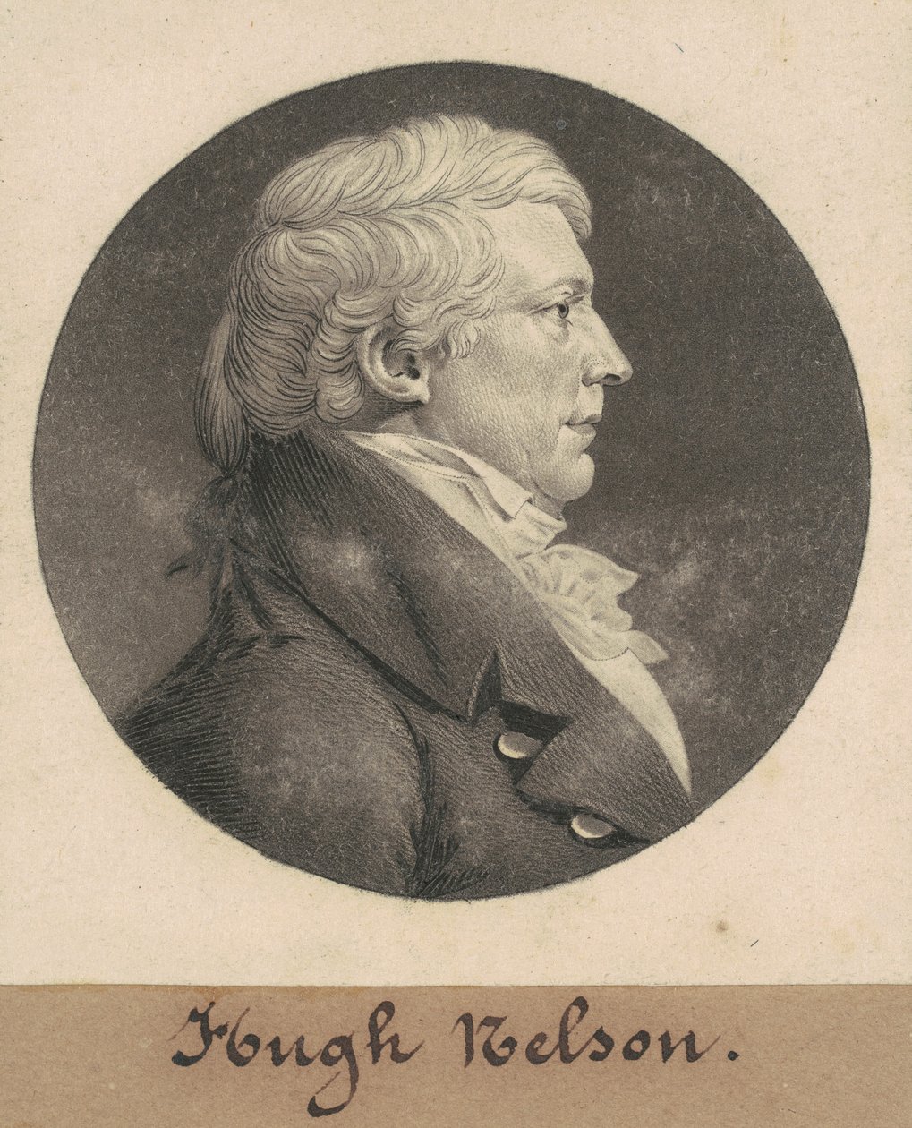 Francis Nelson av Charles B. J. Févret de Saint Mémin