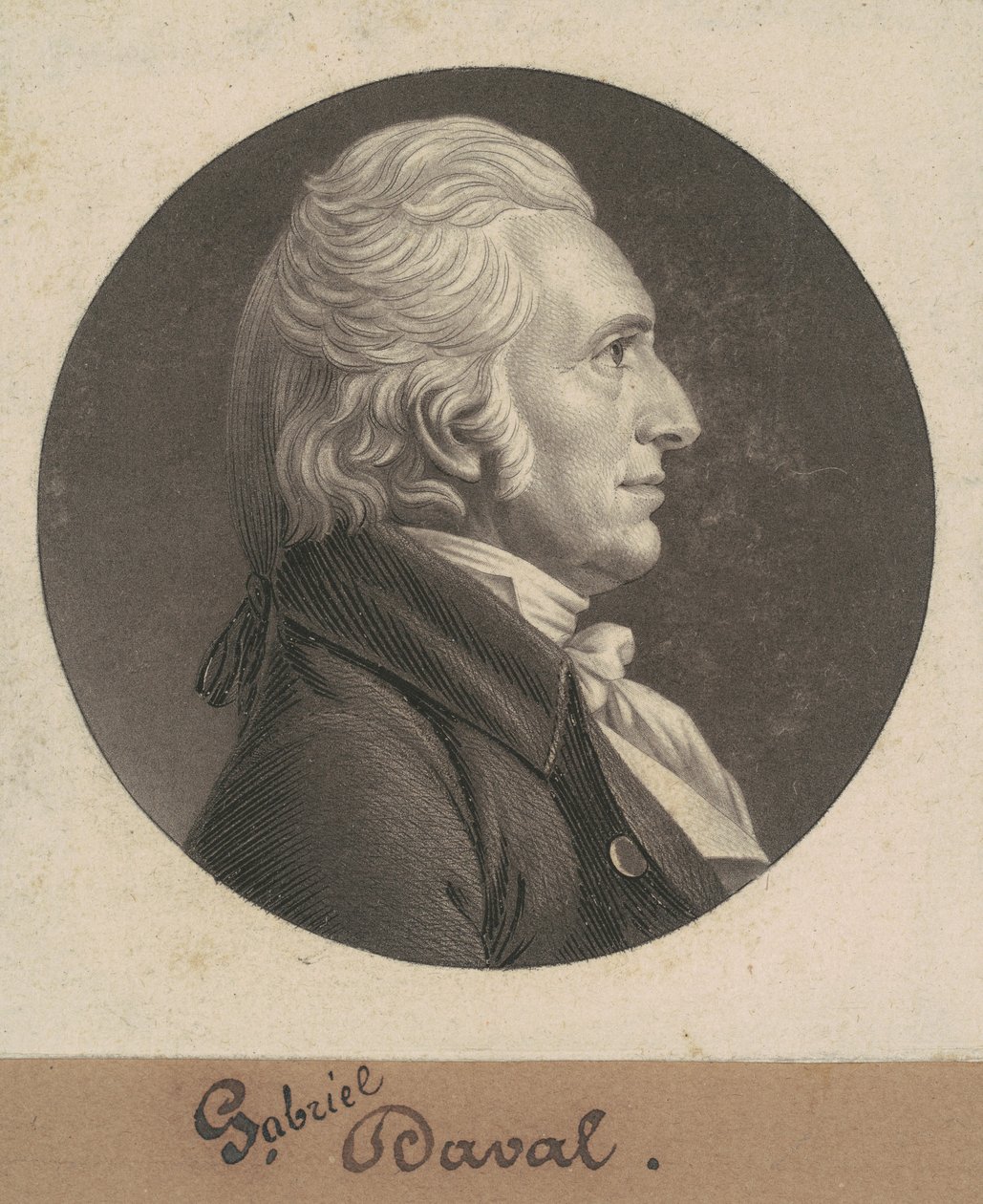 Gabriel Duvall av Charles B. J. Févret de Saint Mémin
