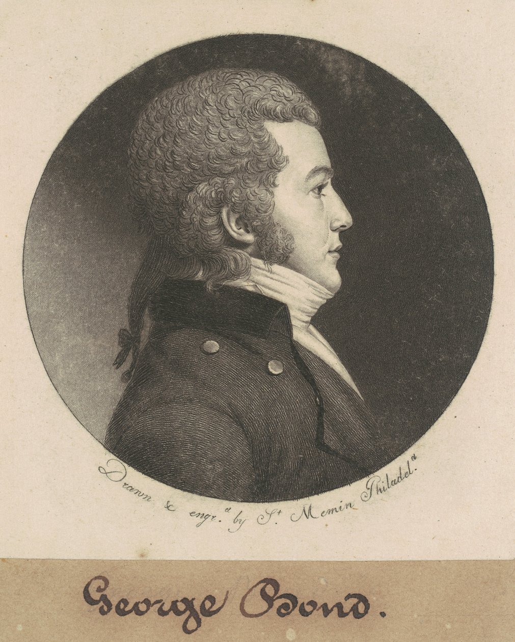 George Bond av Charles B. J. Févret de Saint Mémin