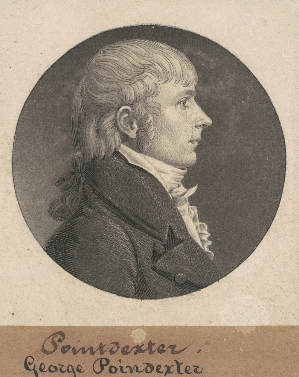 George Poindexter av Charles B. J. Févret de Saint Mémin