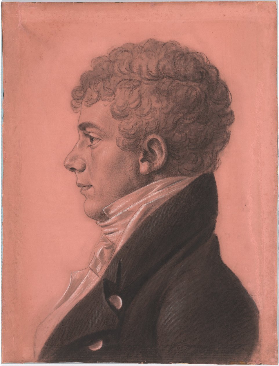 George Raleigh Dearborn av Charles B. J. Févret de Saint Mémin