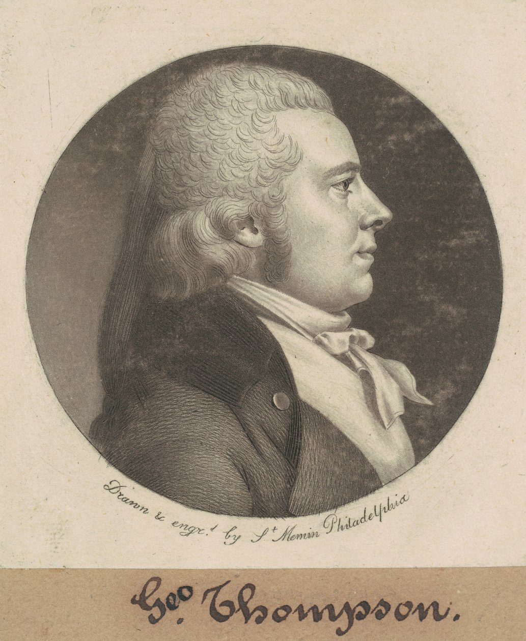George Thompson av Charles B. J. Févret de Saint Mémin